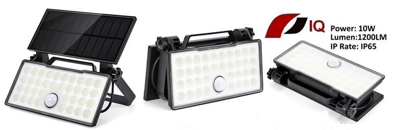 Univerzální solární LED reflektor IQ-ISSL 10 HN